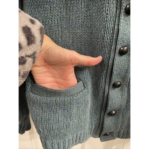 Vintage 1950s M Manhattan Mohair Blend Cardigan Sweater USA HTF Prop Classic - Picture 7 of 11